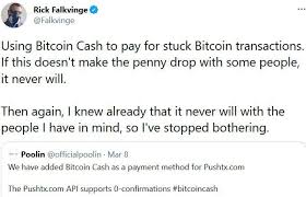 Why did bitcoin crash & why bitcoin will drop again Using Bitcoin Cash Bch To Pay For Stuck Bitcoin Btc Transactions If This Doesn T Make The Penny Drop With Some People It Never Will Rick Falkvinge Btc