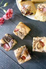 Put oil in bottom of. Chocolate Marble Cake With Strawberries My Gorgeous Recipes