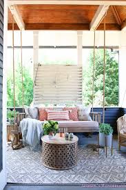 Cool coffee tables decorating coffee tables coffe table coffee table centerpieces coffee table styling table arrangements style at home piano bench makes the perfect porch coffee table. It S Almost Summer A Fun Colorful Back Porch Refresh Addison S Wonderland
