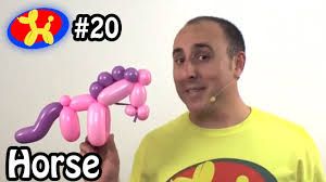 Subscribe to isopresso balloon and learn how to twist balloon animals! Two Balloon Horse Balloon Animal Lessons 20 Youtube