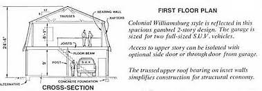 Check spelling or type a new query. Over Sized 2 Car Gambrel Roof Pdf Garage Plan With Loft 1396 1 28 X 28
