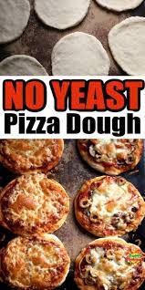 Easy No Yeast Pizza Dough Recipe Happy Hooligans Recipe No Yeast Pizza Dough Pizza Recipes Dough Pizza Dough