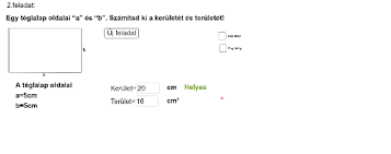 Kerulet Terulet Geogebra