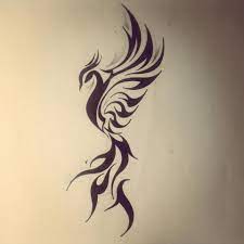 Tribal phoenix tattoo square sticker 3 x 3 sticker (square) square stickers product id: Bird Tribal Tattoo By Fingerprint1404 On Deviantart Tribal Phoenix Tattoo Tattoo Stencils Tribal Tattoos