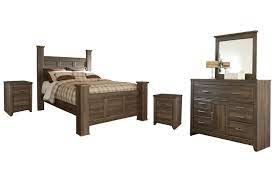 Ashley juararo queen bedroom set. Dark Brown Component Piece Ashley Furniture Signature Design Juararo Queen Poster Storage Footboard Furniture Headboards Footboards Elawfirm Ir