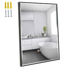 For added star quality to your bath or dressing area. Home Kitchen Artsay 22x30 Mirror Wall Hanging Black Frame Mirrors For Bathroom Living Room Bedroom Makeup Vanity Explosion Proof Mirrors