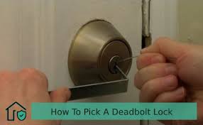 Put it above the knife blade, . How To Pick A Deadbolt Lock A Step By Step Beginner Guide