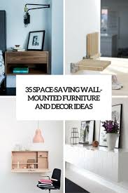 Wondering the look of space saving bedroom ideas. 35 Space Saving Wall Mounted Furniture And Decor Ideas Digsdigs