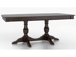 Canadel Boat Shaped Table With Pedestal Tbs3868xp 1 Custom Dining Tables Dining Table Rectangular Dining Room Table