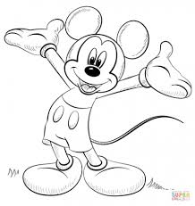 Coloring Rocks Mickey Mouse Drawings Mouse Drawing Mickey Drawing