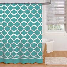 Mainstays Fretwork Shower Curtain Shower Curtains Walmart Teal Bathroom Decor Teal Shower Curtains