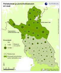 All regions, cities, roads, streets and buildings satellite view. Reindeer Herding Districts In Finland Nordregio