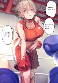 Rule 34 - 1futa 1other Ayanakitori Bare Shoulders Bedroom Eyes Big Breasts  Big Penis Blue Boxing Gloves Blue Gloves Blue Shorts Boxing Boxing Gloves  Boxing Ring Breasts Cleavage Clothed Clothing Decensored Dialogue