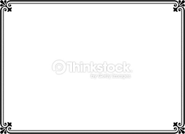 Vector Art Simple Black Ornamental Decorative Frame Rahmen Dekorieren Dekorative Rahmen Abstrakt