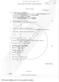 The mathematics exam questions for ss1, ss2 or ss3 all term is available at stcharlesedu.com. Applied Mathematics 2018 2019 B Sc It Information Technology Semester 3 Sybsc I T Set 1 Question Paper With Pdf Download Shaalaa Com