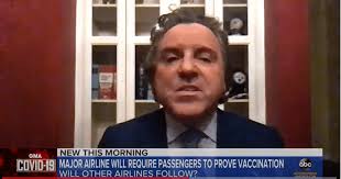 Brian Claypool Discusses Airlines Requiring International Travelers To  Vaccinate