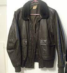 Vintage Leather Flight Jacket Authentic Us Navy Leather Flight Etsy Leather Flight Jacket Types Of Jackets Flight Jacket