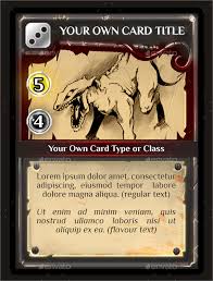 Create your very own front and back card design! Trading Card Template 29 Psd Ai Eps Vector Format Download