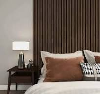 Acoustic Slat Wall Panel | Smoked Oak | Premium 3-sided Wood Veneer