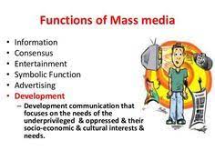 Maybe you would like to learn more about one of these? 8 Functions Of Mass Media Ideas Mass Media Mass Communication Thoughts And Feelings