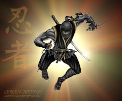 Ninja Obviously Running Away From A Flash Bomb He Just Dropped Arte Com Personagens Ideias Para Personagens Arte