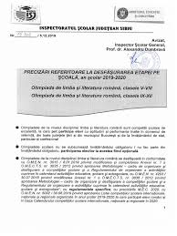 La primul subiect, la profilul real, elevii au avut de realizat un eseu argumentativ privind pregătirea pentru un discurs şi exerciţii la pe. Precizari Etapa Scoala Ollr 2019 2020