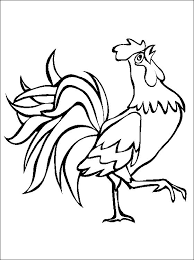 Rooster Coloring Page For Free Coloring Pages Farm Animal Coloring Pages Animal Coloring Pages Farm Coloring Pages