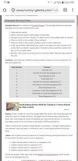 The game's namesake, shanghai, refers to a particular move in the game. Shanghai Rummy Rules Rummy Rules Shanghai Rummy Rules Shanghai Rummy