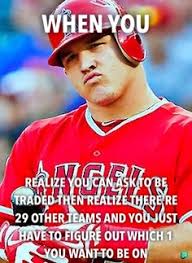 Mike Trout Thinking Meme Album On Imgur