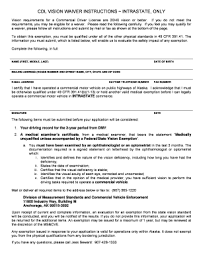 pennsylvania cdl vision amendment form fill online