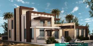 فيلا خليجى 6 غر نوم 606 متر مربع طابقين و رووف House Styles House House Plans