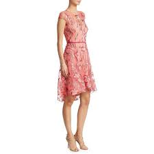 Marchesa Notte Embroidery Fit And Flare Dress 417 Liked On Polyvore Featuring Embellished Cocktail Dress Fit And Flare Dress Fit And Flare Cocktail Dress