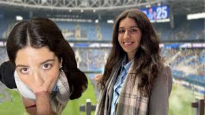 Fucked a football fan in a public stadium toilet and filled her face with  cum - Public Cumwalk