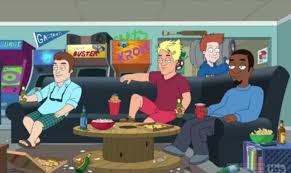 Klause: Has anyone noticed were watching gay porn? His Boy: Maybe its  only gay at the beginning! Lets keep watching! : ramericandad