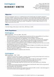 Project management, construction management and execution, project planning. Civil Engineer Resume Samples Qwikresume