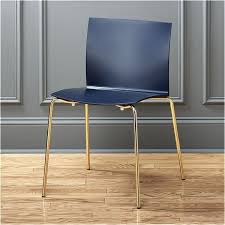 Cb2 Slim Navy Chair Dining Room Chairs Modern Gold Dining Chairs Dining Chairs