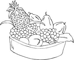 سلة فواكه للتلوين جاهزة للتحميل و الطباعة بفبوف Fruit Coloring Pages Vegetable Coloring Pages Cool Coloring Pages