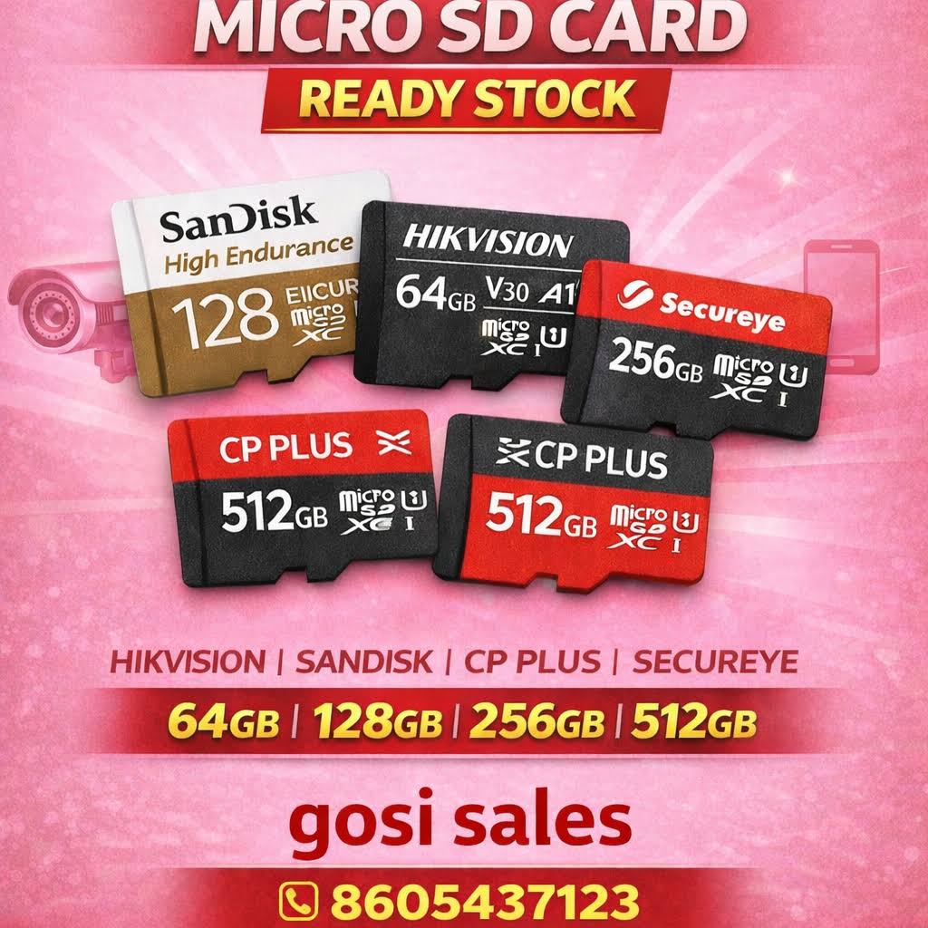 Micro SD Card in Pimpri Chinchwad | CCTV & Mobile Memory Card product image
