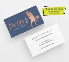 Rose gold lightroom presets bundle 5251326. Navy Rose Gold Cleaning Business Card 500 Printed Business Etsy