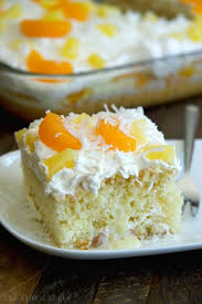 Tropical Poke Cake Recipe Yummly Recipe Poke Cake Recipes Poke Cake Cake