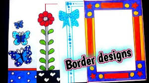 Maybe you would like to learn more about one of these? 10 Border Designs Compilation Simple Border Designs For Assignments Project File Decoration Ideas Ø¯ÛŒØ¯Ø¦Ùˆ Dideo