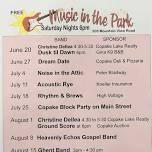 Copake Music in the Park: Christine Dellea