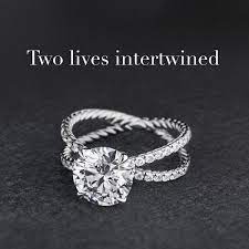 Dy Crossover Engagement Ring Crossover Engagement Ring Engagement Engagement Rings