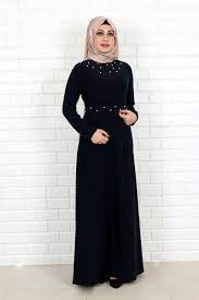 Eymina Tesettur Yakasi Incili Elbise Modelleri Elbise Modelleri Elbise Moda Stilleri