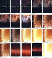 light brown hair color chart