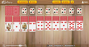 Ordena las cartas de los cuatro palos de as a rey para ganar la partida. Solitario Spider Gratuito 1 Palo Solitar Io