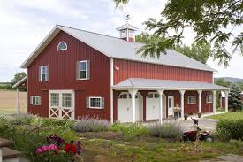 3806 Morton Buildings Red Barn House Metal Barn Homes Barn House Plans