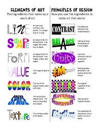 Elements Of Art And Principles Of Design Formal Elements Of Art Principles Of Design Elements Of Art