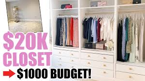 You can customize the design of your wardrobe to your personal taste by choosing your own interior fitting. 20 000 Closet On A 1000 Budget Ikea Pax Hack Closet Makeover Youtube