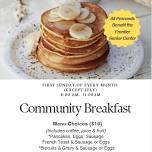 FUNDRAISER: FRONTIER SENIOR CENTER COMMUNITY BREAKFAST